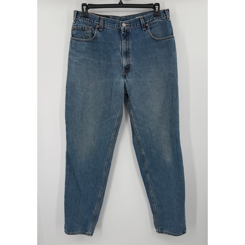 Vintage Levis 560 Loose Fit Tapered Leg Jeans Mens 36x34 Blue Denim Made in USA